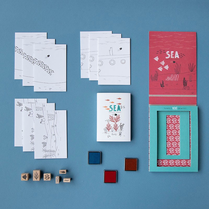 activité timbres en bois